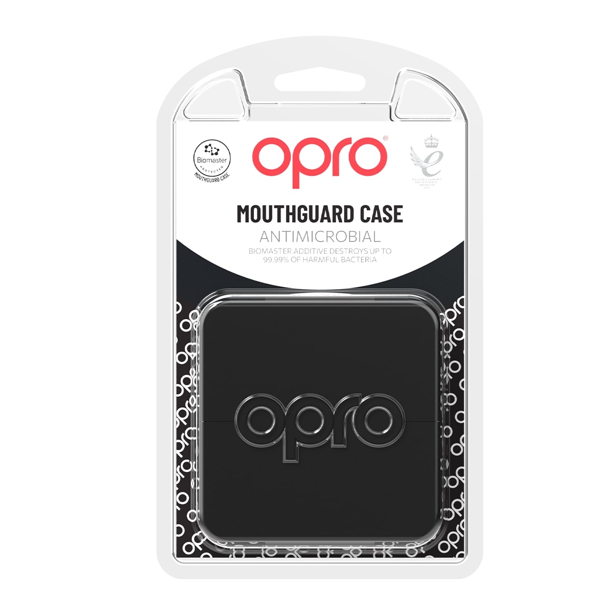 קופסת מגן אנטי-בקטריאלית של OPRO - ANTIMICROBIAL MOUTHGUARD CASE BLACK