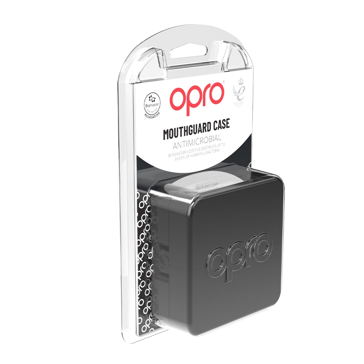 קופסת מגן אנטי-בקטריאלית של OPRO - ANTIMICROBIAL MOUTHGUARD CASE BLACK