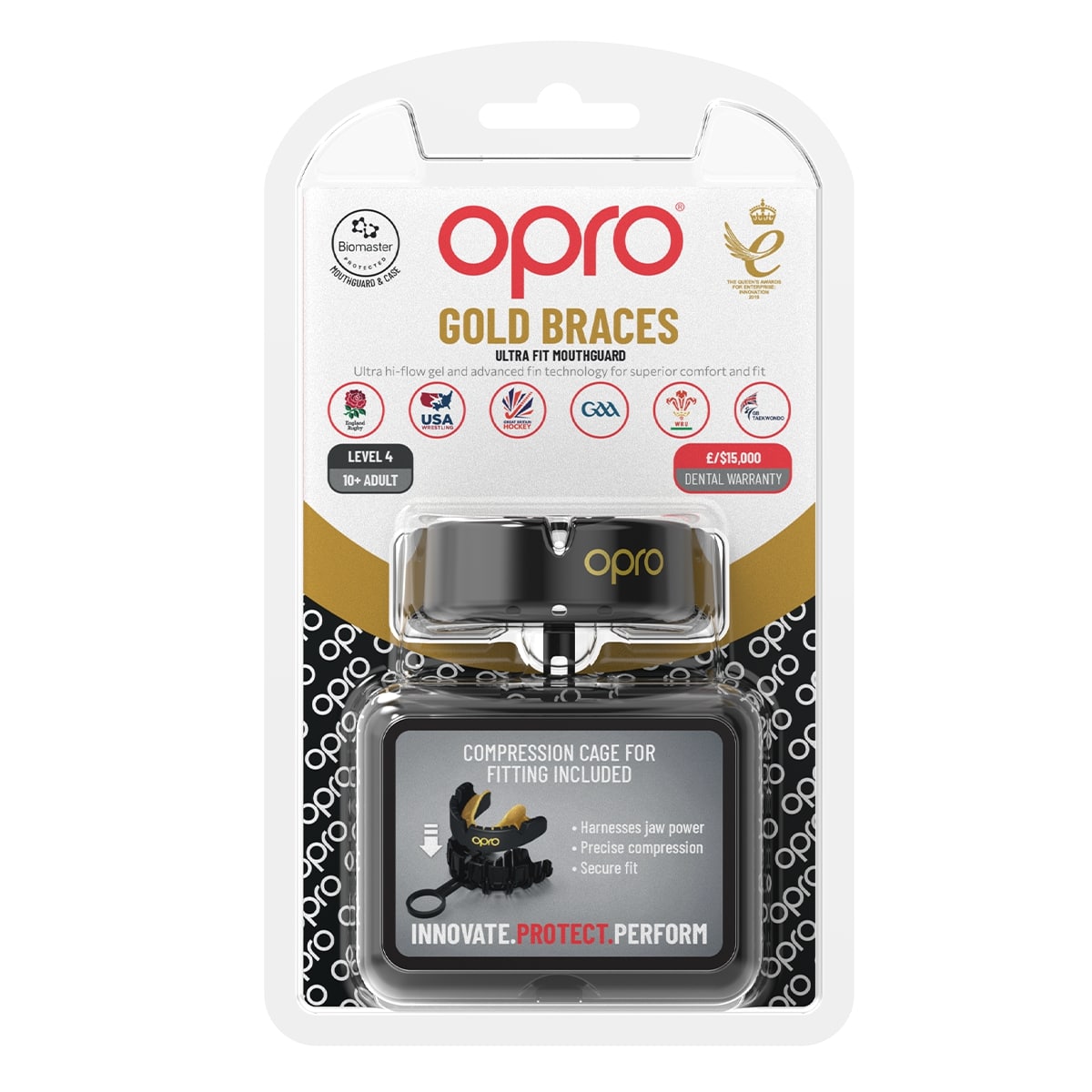 GOLD LEVEL MOUTHGUARD FOR BRACES(אופרו גולד- מתאים למרכיבי גשר בשיניים)