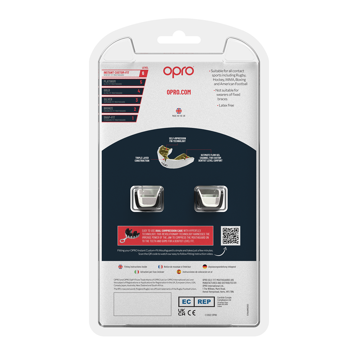 Opro Instant Custom-Fit-מגן שיניים אופרו