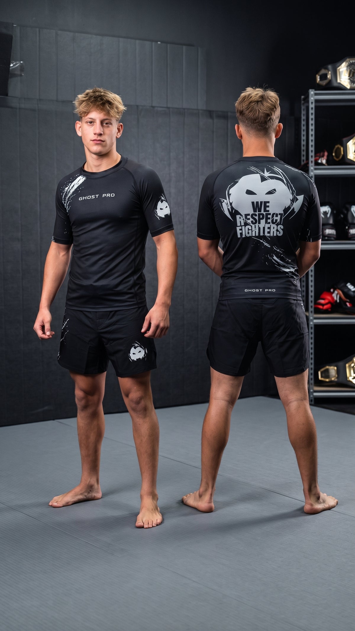 Ghost "we respect fighters" collection - ראשגארד גוסט