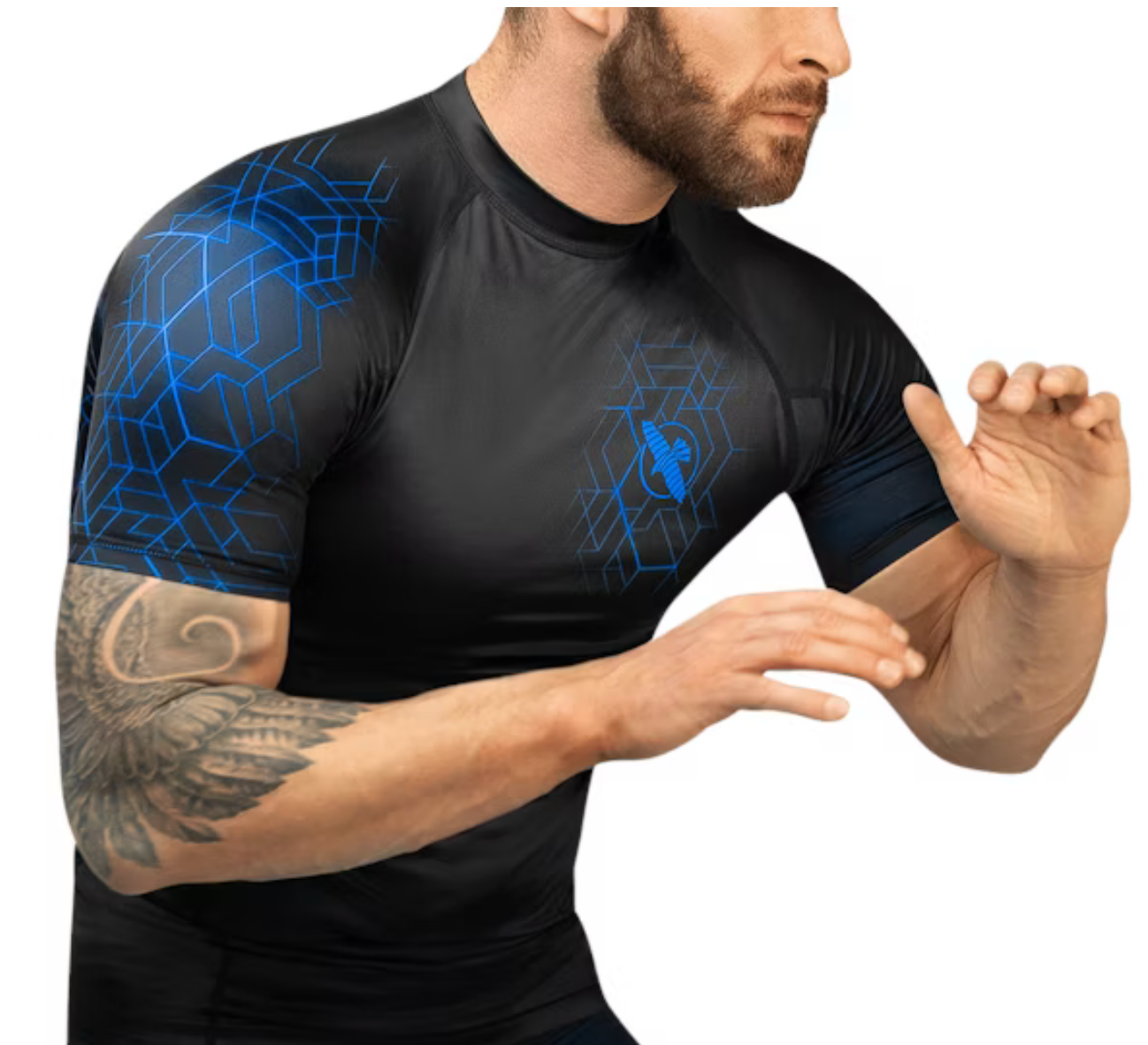 Hayabusa Geo Short Sleeve Rash Guard - ראשגארד קצר היאבוסה