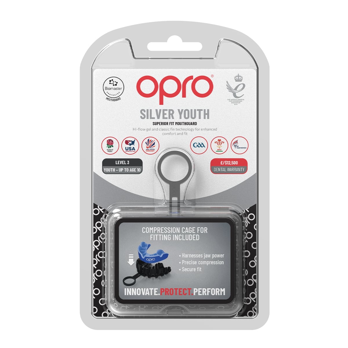 Opro Silver youth (עד גיל 10) - מגן שיניים אופרו