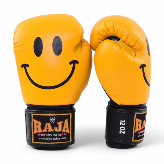 RFBGV-91 Raja Smiley Face- כפפות איגרוף ראג׳ה עור מלא סמיילי