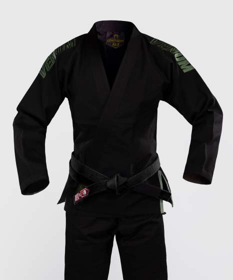 VENUM CONTENDER EVO 2.0 BRAZILIAN JIU JITSU GI 380G - BLACK- ונום קונטנדר איבו 2.0