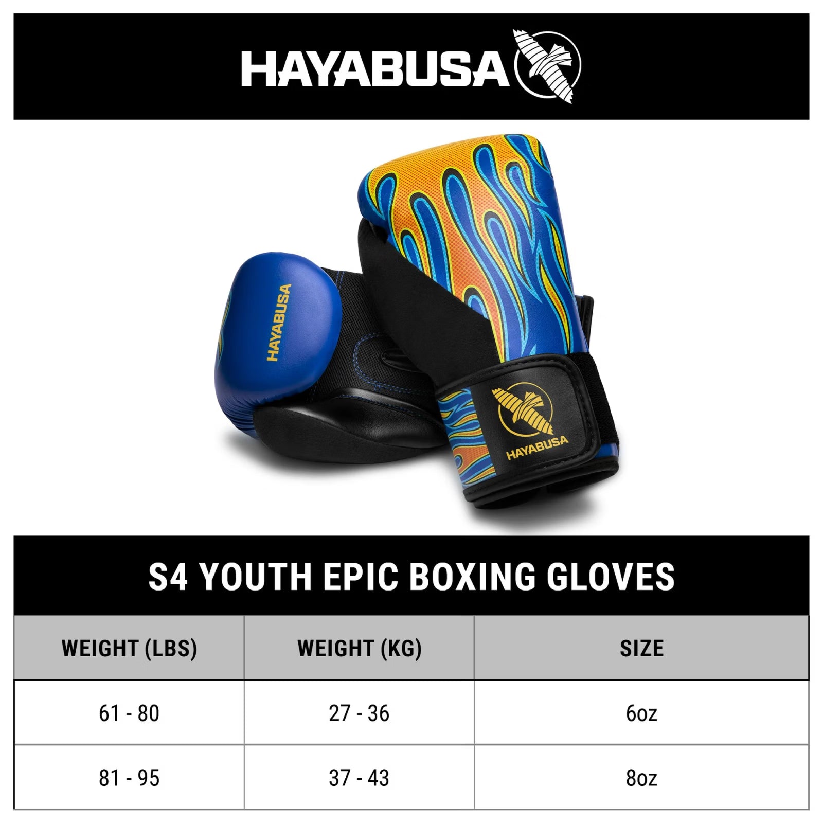S4 YOUTH EPIC BOXING GLOVES - כפפות היאבוסה לילדים S4