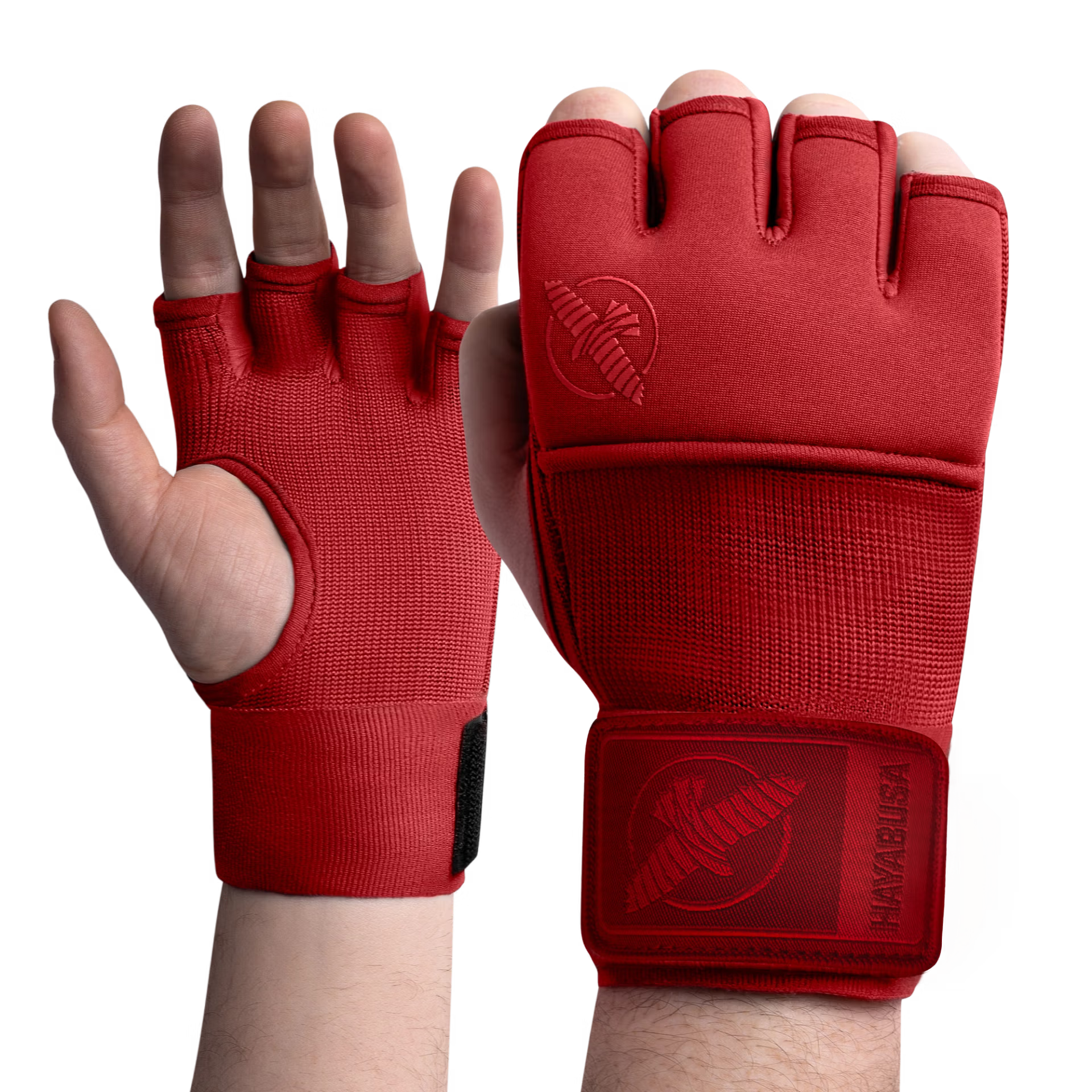 Hayabusa Quick Gel Hand Wraps- חותלות ג׳ל אדומות